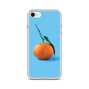 iPhone SE Orange on Blue iPhone Case by Design Express