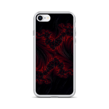 iPhone SE Black Red Fractal Art iPhone Case by Design Express