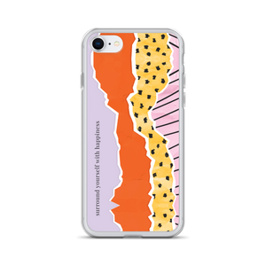 iPhone SE Surround Yourself with Happiness iPhone Case by Design Express