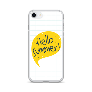 iPhone SE Hello Summer Yellow iPhone Case by Design Express