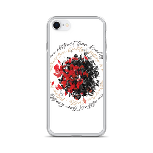 iPhone SE Nothing is more abstarct than reality Circle iPhone Case by Design Express