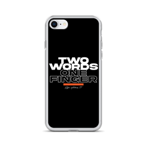 iPhone SE Two Words One Finger iPhone Case by Design Express