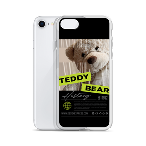 Teddy Bear Hystory iPhone Case Black by Design Express