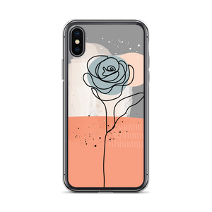 iPhone X/XS Soft Flower Line iPhone Case by Design Express