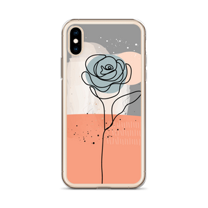 Soft Flower Line iPhone Case by Design Express