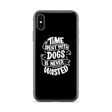 iPhone X/XS Time Spent With Dogs is Never Wasted (Dog Lover) Funny iPhone Case by Design Express