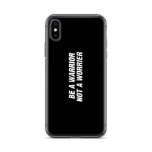 iPhone X/XS Be a Warrior, Not a Worrier Funny iPhone Case by Design Express