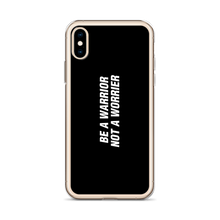 Be a Warrior, Not a Worrier Funny iPhone Case by Design Express