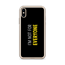 I'm Not For Everyone (Funny) iPhone Case by Design Express