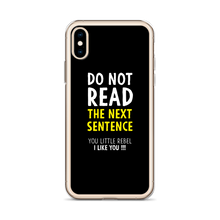 Do Not Read The Next Sentence iPhone Case by Design Express