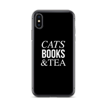 iPhone X/XS Cats Books Tea (Funny) iPhone Case by Design Express