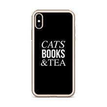 Cats Books Tea (Funny) iPhone Case by Design Express