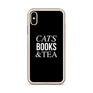 Cats Books Tea (Funny) iPhone Case by Design Express