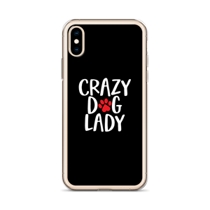 Crazy Dog Lady (Dog lover) Funny iPhone Case by Design Express