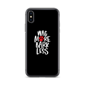 iPhone X/XS Wag More Bark Less (Dog lover) Funny iPhone Case by Design Express