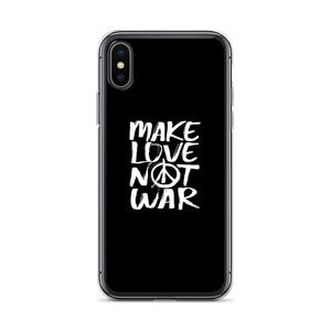 iPhone X/XS Make Love Not War (Funny) iPhone Case by Design Express