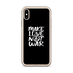 Make Love Not War (Funny) iPhone Case by Design Express