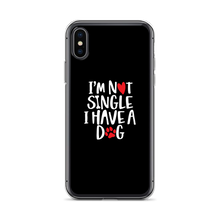 iPhone X/XS I'm Not Single, I Have A Dog (Dog Lover) Funny iPhone Case by Design Express