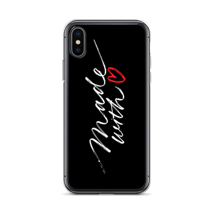 iPhone X/XS Made With Love (Funny) iPhone Case by Design Express