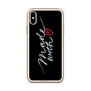 Made With Love (Funny) iPhone Case by Design Express