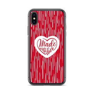 iPhone X/XS Made With Love (Heart) iPhone Case by Design Express