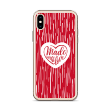 Made With Love (Heart) iPhone Case by Design Express