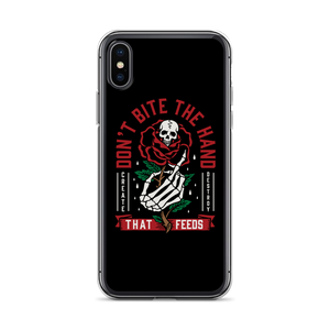 iPhone X/XS Don't Bite The Hand That Feeds iPhone Case by Design Express