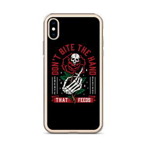 Don't Bite The Hand That Feeds iPhone Case by Design Express