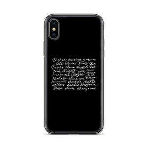 iPhone X/XS Thank You Various Language iPhone Case by Design Express