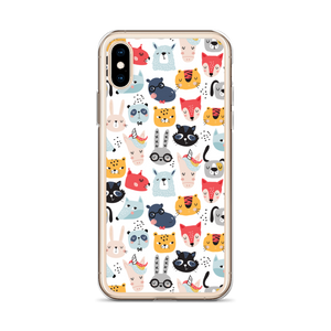 Funny Animal Pattern iPhone Case by Design Express