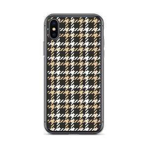 iPhone X/XS Houndstooth Small Pattern iPhone Case by Design Express