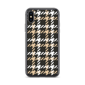 iPhone X/XS Houndstooth Large Pattern iPhone Case by Design Express