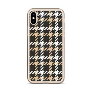 Houndstooth Large Pattern iPhone Case by Design Express