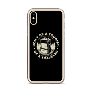 Don't Be Tourist, Be A Traveller iPhone Case by Design Express