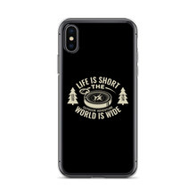 iPhone X/XS Life Is Short, World is Wide iPhone Case by Design Express