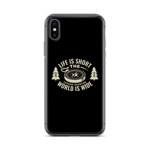 iPhone X/XS Life Is Short, World is Wide iPhone Case by Design Express