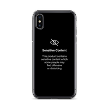 iPhone X/XS Sensitive Content (Funny) iPhone Case by Design Express