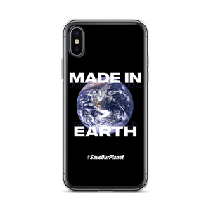 iPhone X/XS Save Our Planet, Made in Earth iPhone Case by Design Express