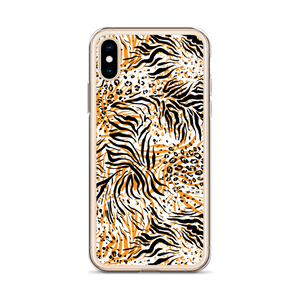 Tiger Seamless Pattern iPhone Case by Design Express