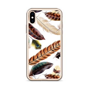 Feathers Pattern iPhone Case by Design Express