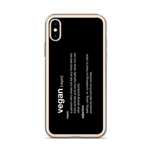 Vegan Dictionary iPhone Case by Design Express