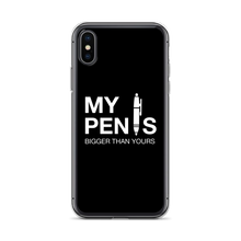 iPhone X/XS My pen is bigger than yours (Funny) iPhone Case by Design Express