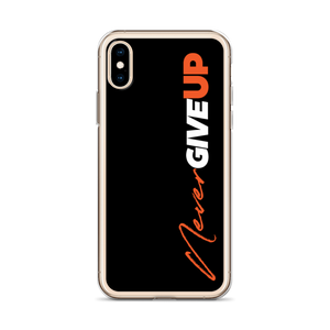 Never Give Up (Motivation) iPhone Case by Design Express