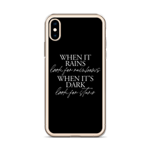 When it rains, look for rainbows (Quotes) iPhone Case by Design Express