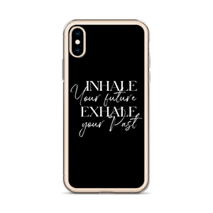 Inhale your future, exhale your past (motivation) iPhone Case by Design Express