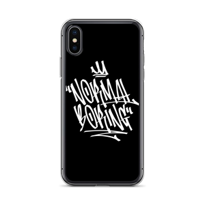 iPhone X/XS Normal is Boring Graffiti (motivation) iPhone Case by Design Express