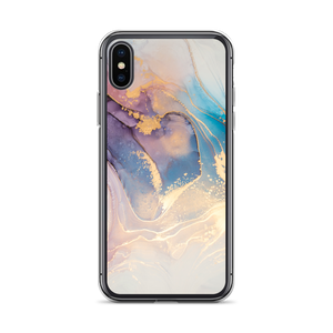 iPhone X/XS Soft Marble Liquid ink Art Full Print iPhone Case by Design Express