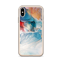 Colorful Marble Liquid ink Art Full Print iPhone Case by Design Express