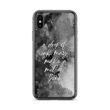 iPhone X/XS a drop of ink may make a million think iPhone Case by Design Express