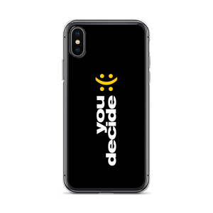 iPhone X/XS You Decide (Smile-Sullen) iPhone Case by Design Express